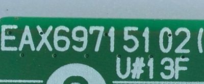 MAIN PARA TV LG / NUMERO DE PARTE EBR66380301 / EAX69715102(1.0) / 33187101 / 1KPXXL02 / GO1OR08FHV / PANEL LVU430BEDX E0021 / DISPLAY HV430QUB-F7D / MODELO 43UP7000PUA.CUSGLH	 - Imagen 3